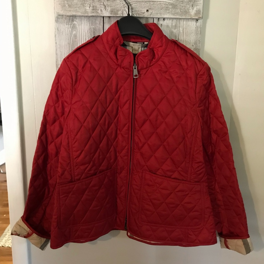 NWT Red Burberry XL jacket